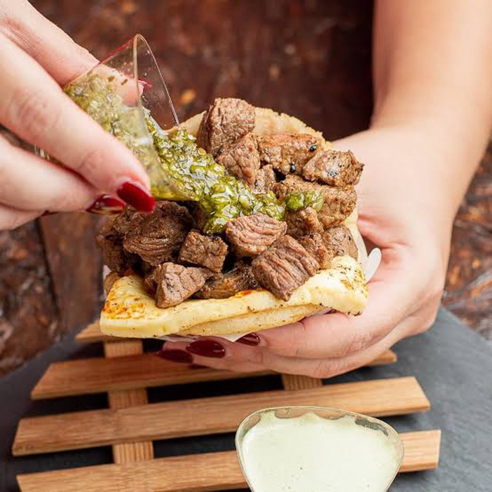 Arepa con Picanha