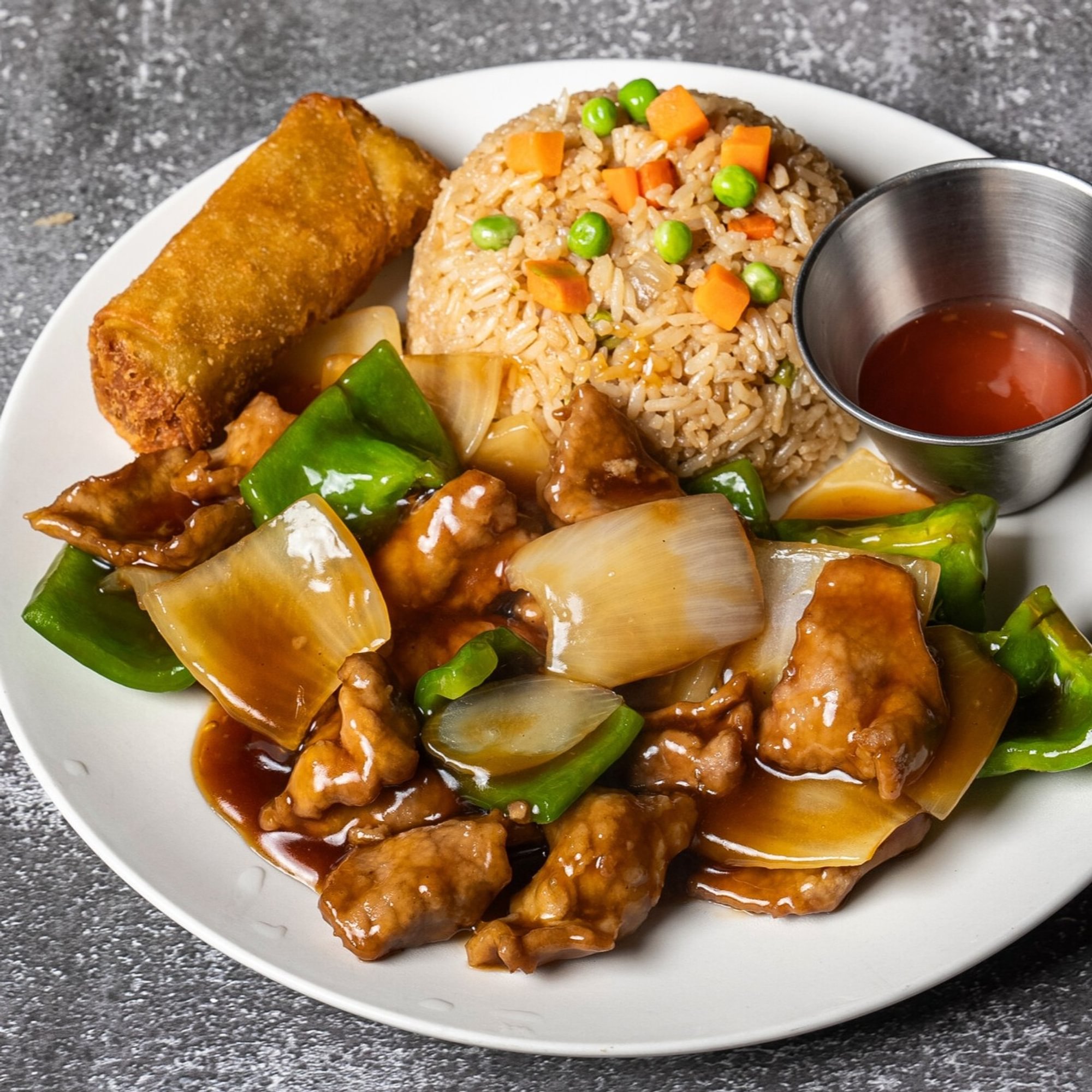 C6. Pepper Steak with Onion