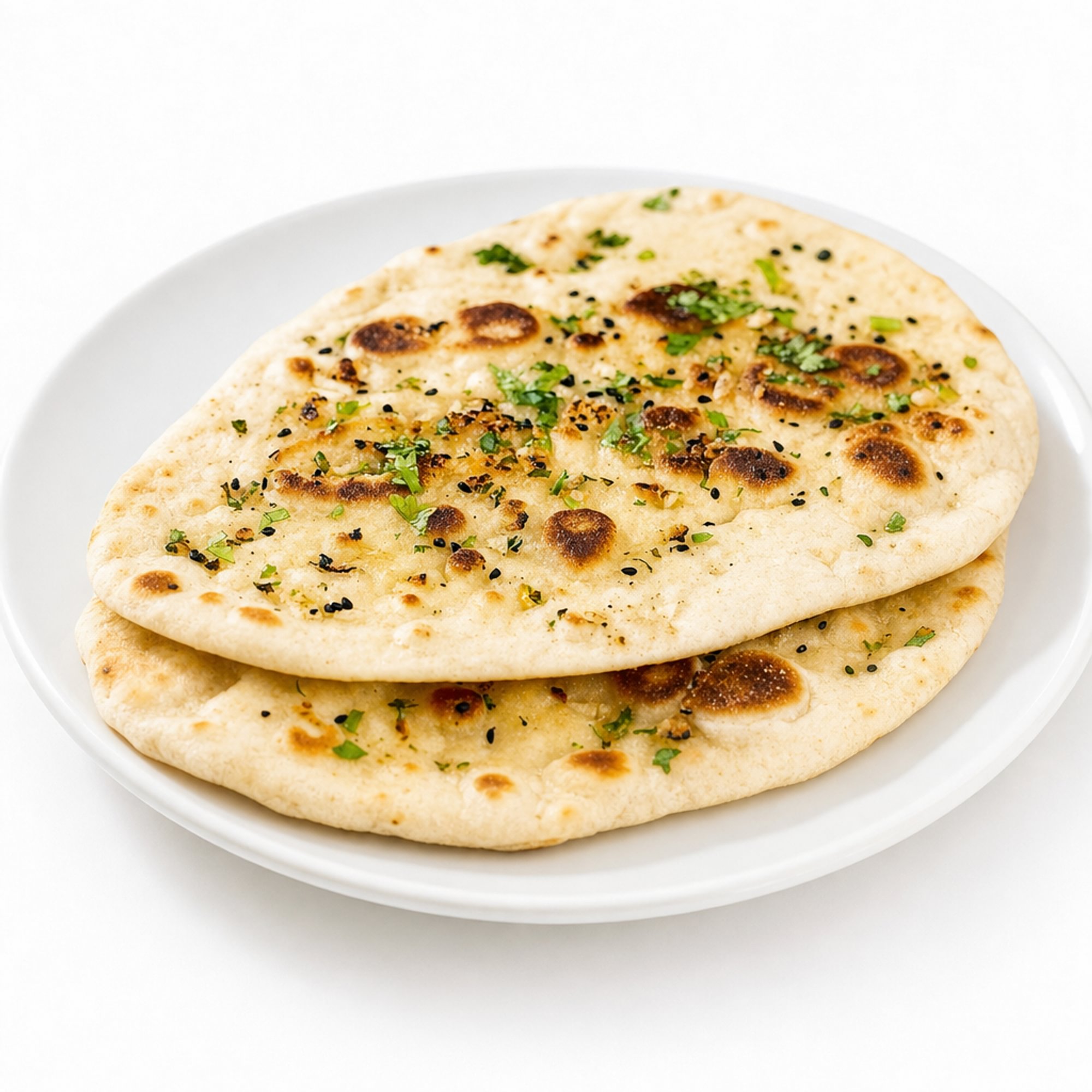 Garlic Pesto Naan
