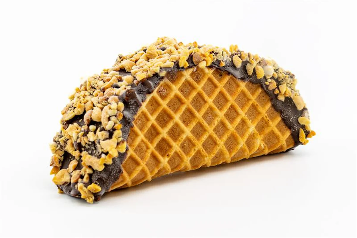 Waffle Ice Cream Taco