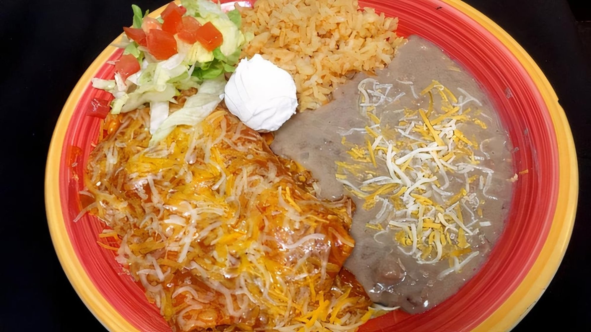 #6 Enchiladas Combo
