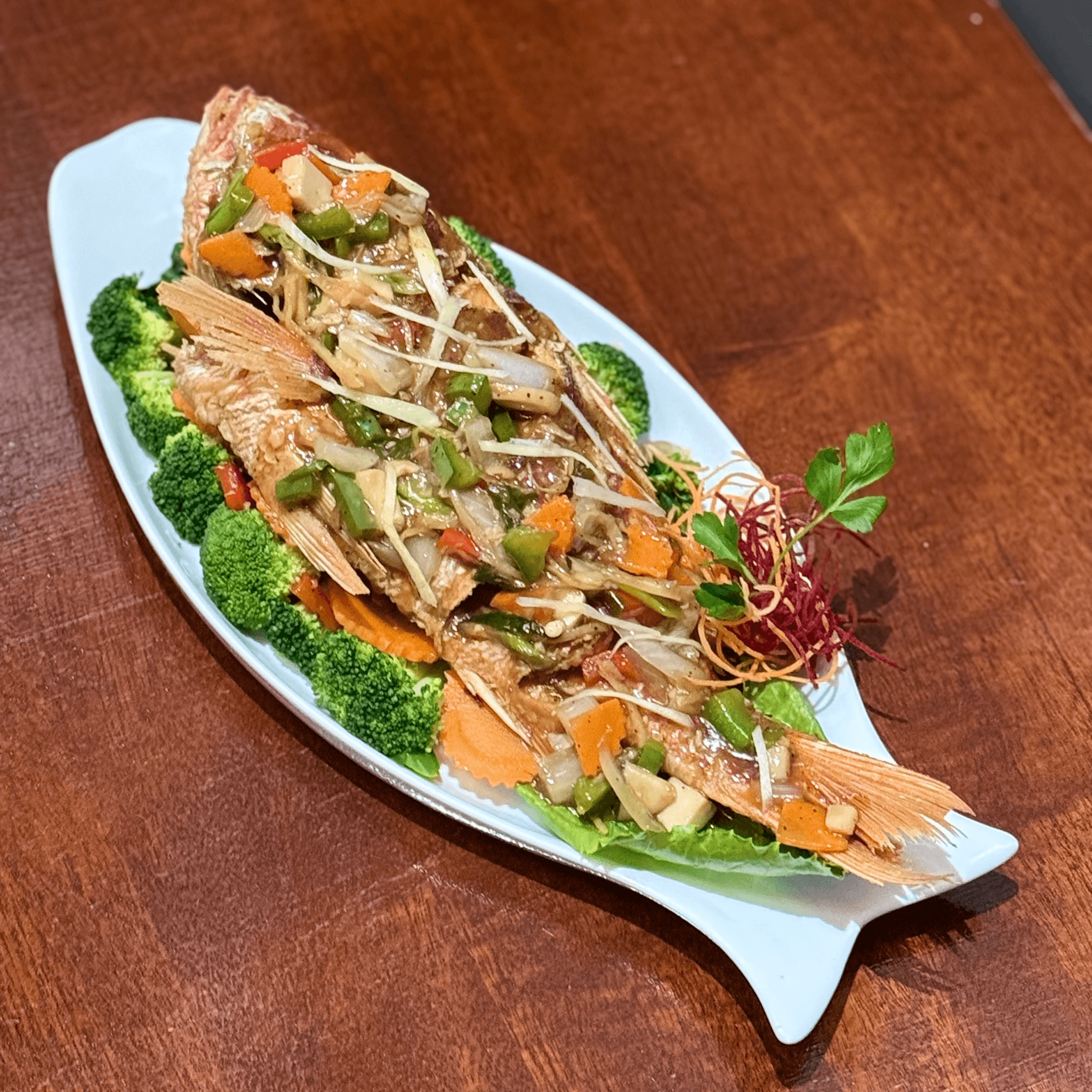 Ginger Sauce Seafood