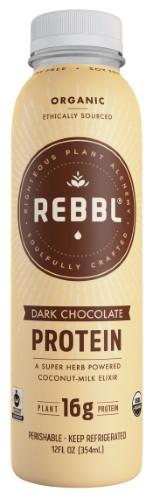 Rebbl Dark Chocolate Protein Drink 12oz