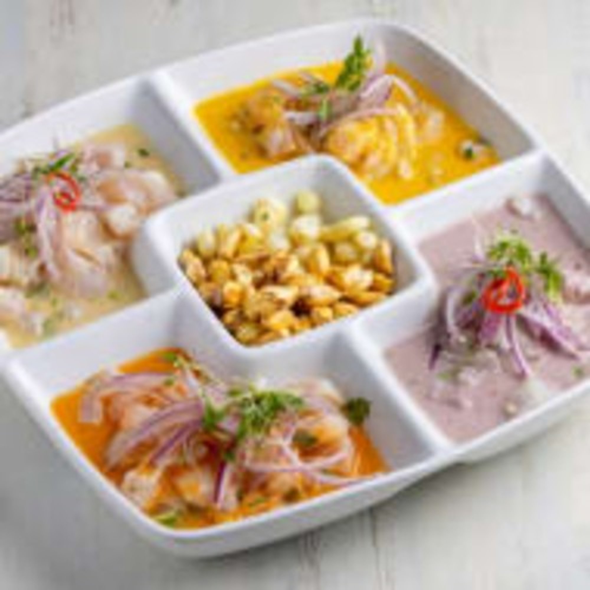 Ceviche Sampler