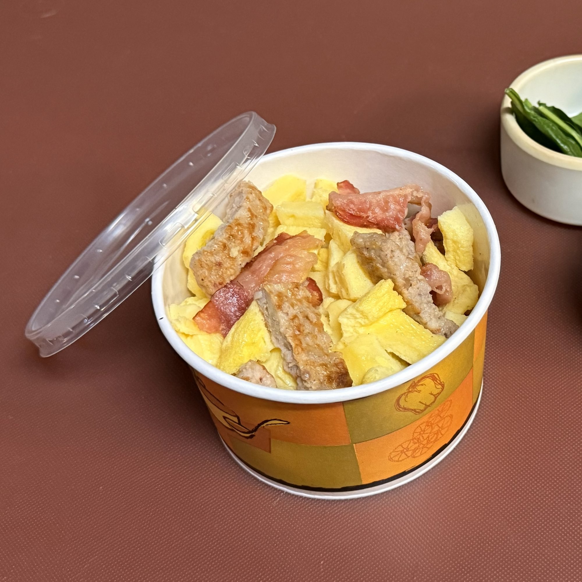 Breakfast Bowl (Sausage Patty, Bacon & Others Are Optional)