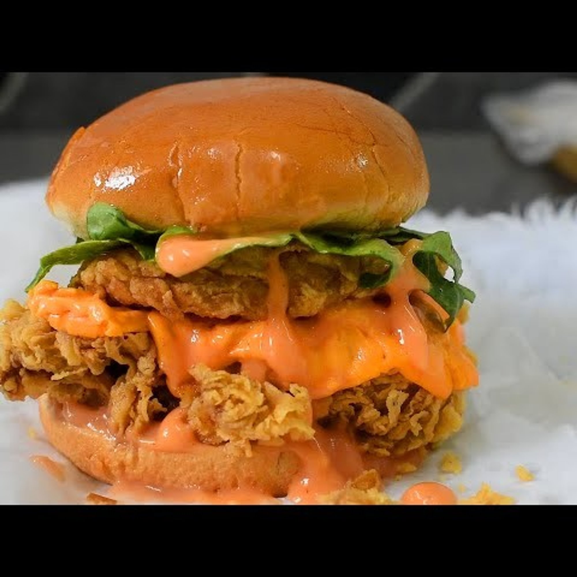 The Spicy Crispy Chicken Burger