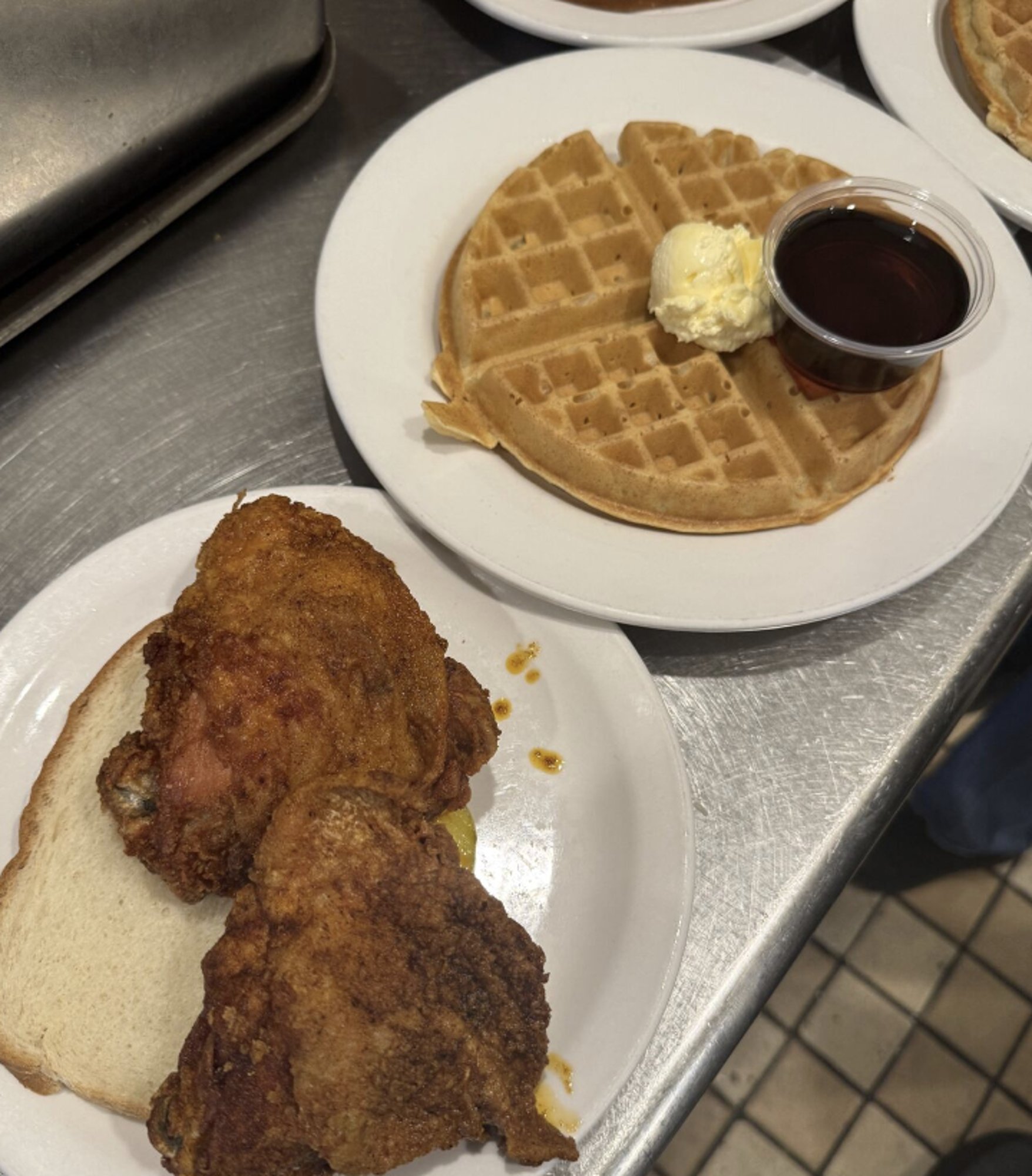 Fried Chicken & Waffle Plate