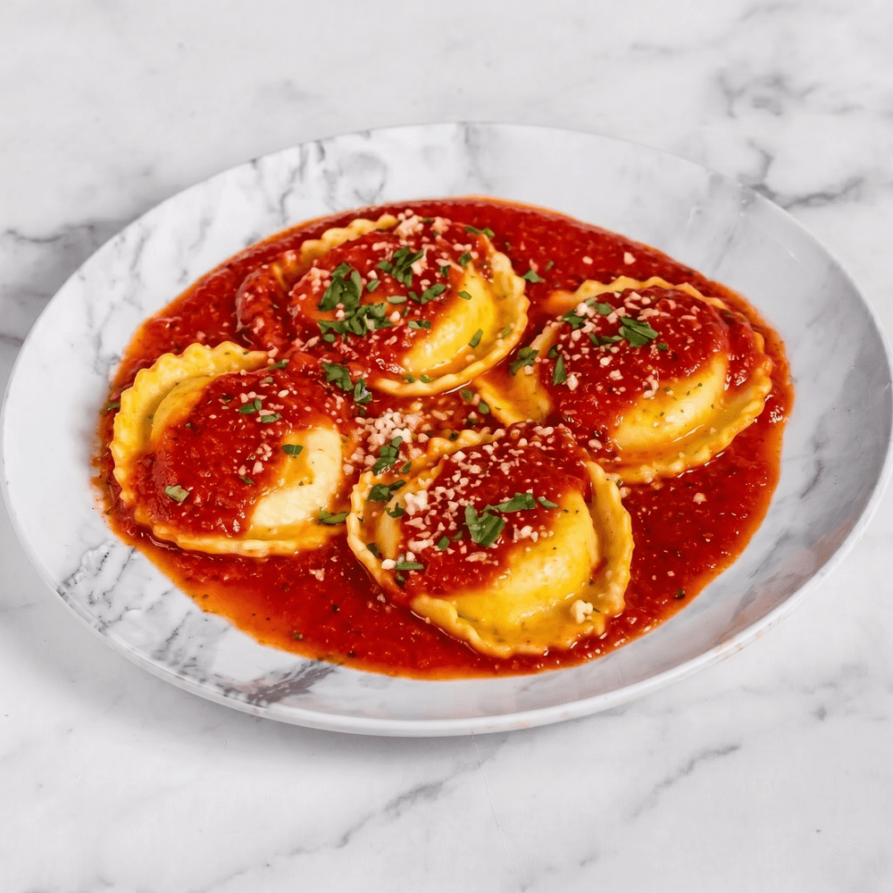 Ravioli Marinara Sauce Dinner