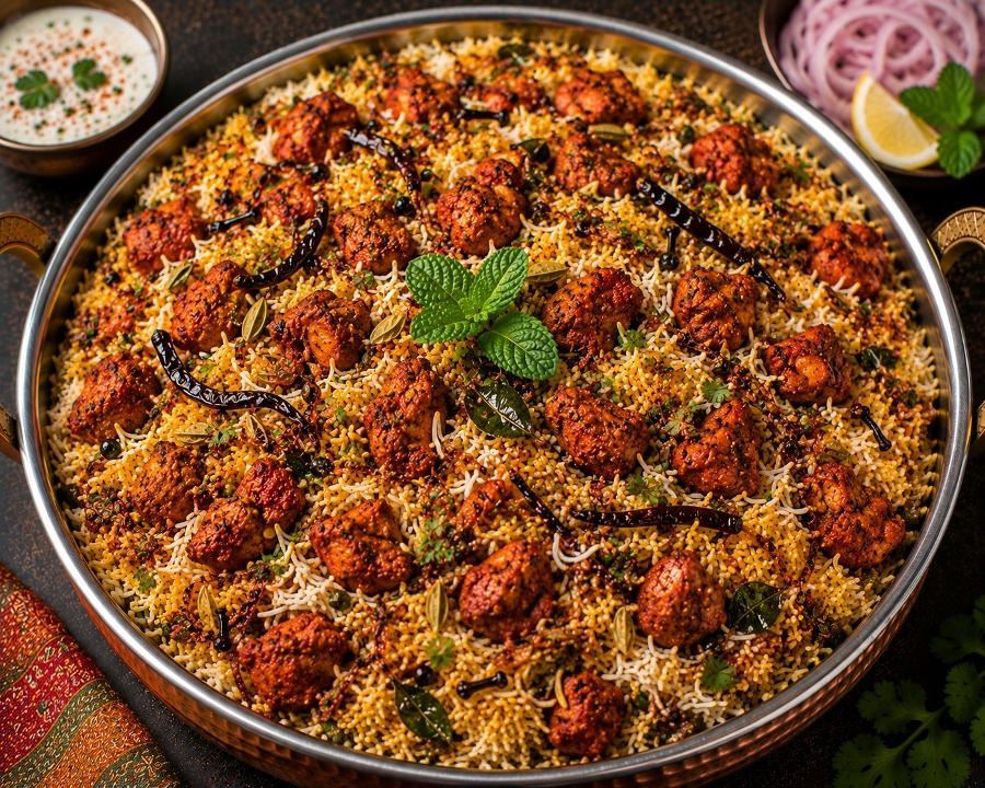Magic Chicken 65 Biryani