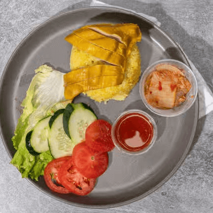 R6. Hainan Chickin Rice Plate
