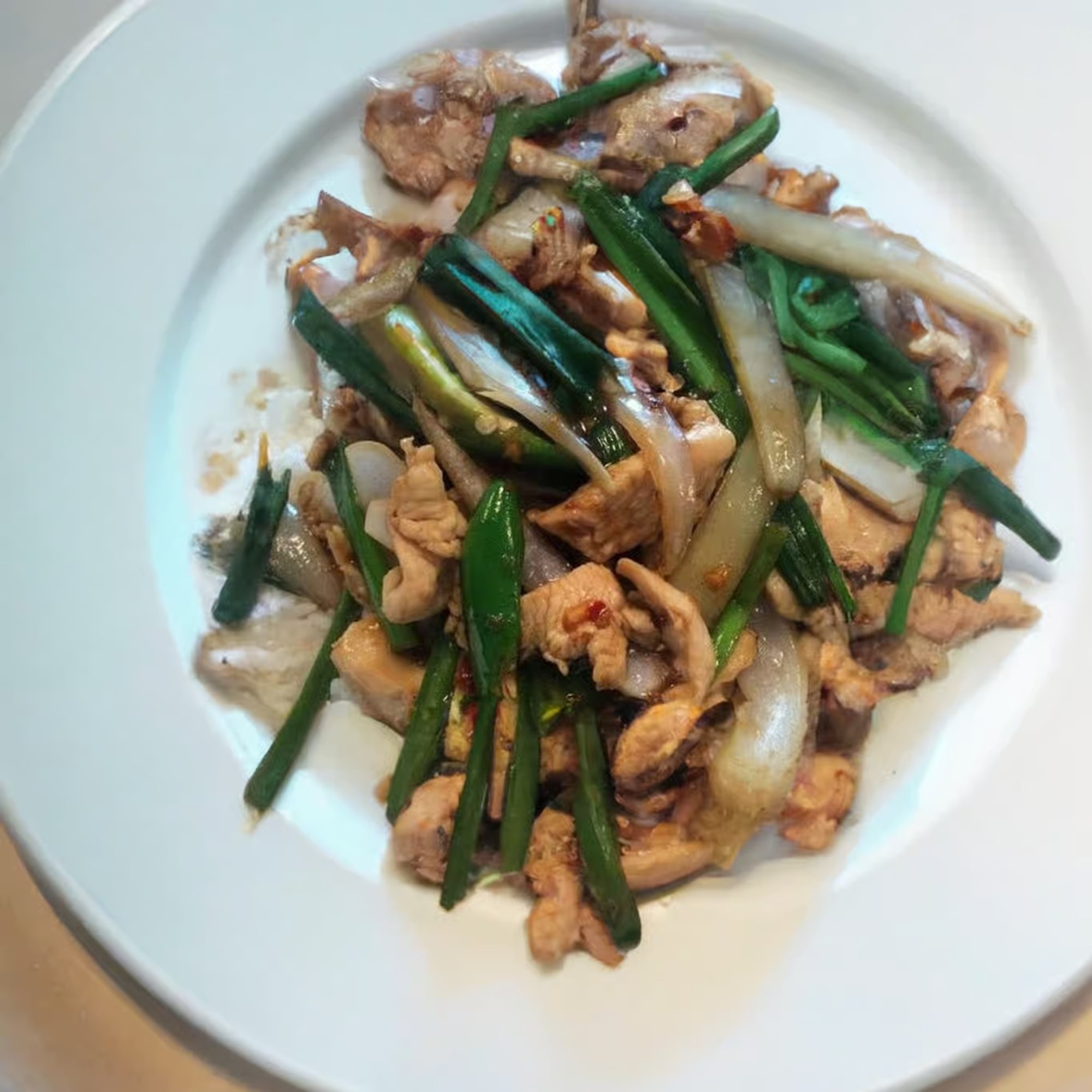 Green Chili Stir Fry พริกเขียว