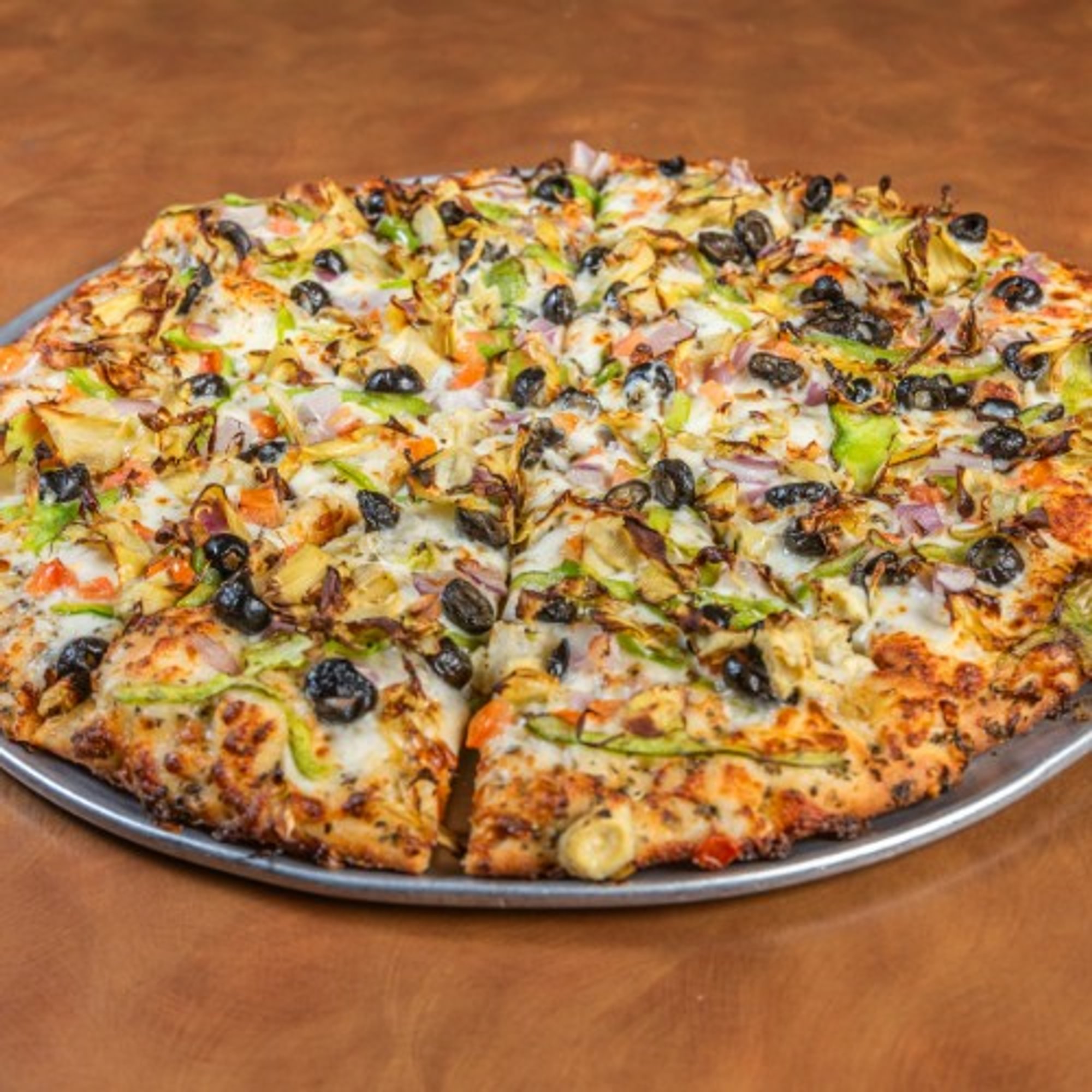Vegetarian Greek Pizza