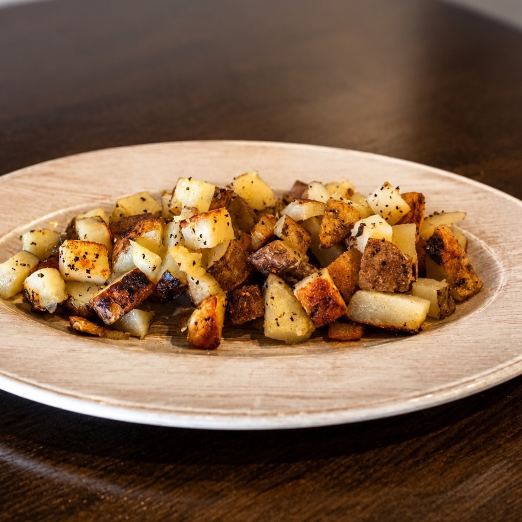 Plain Garlic Potatoes - Side