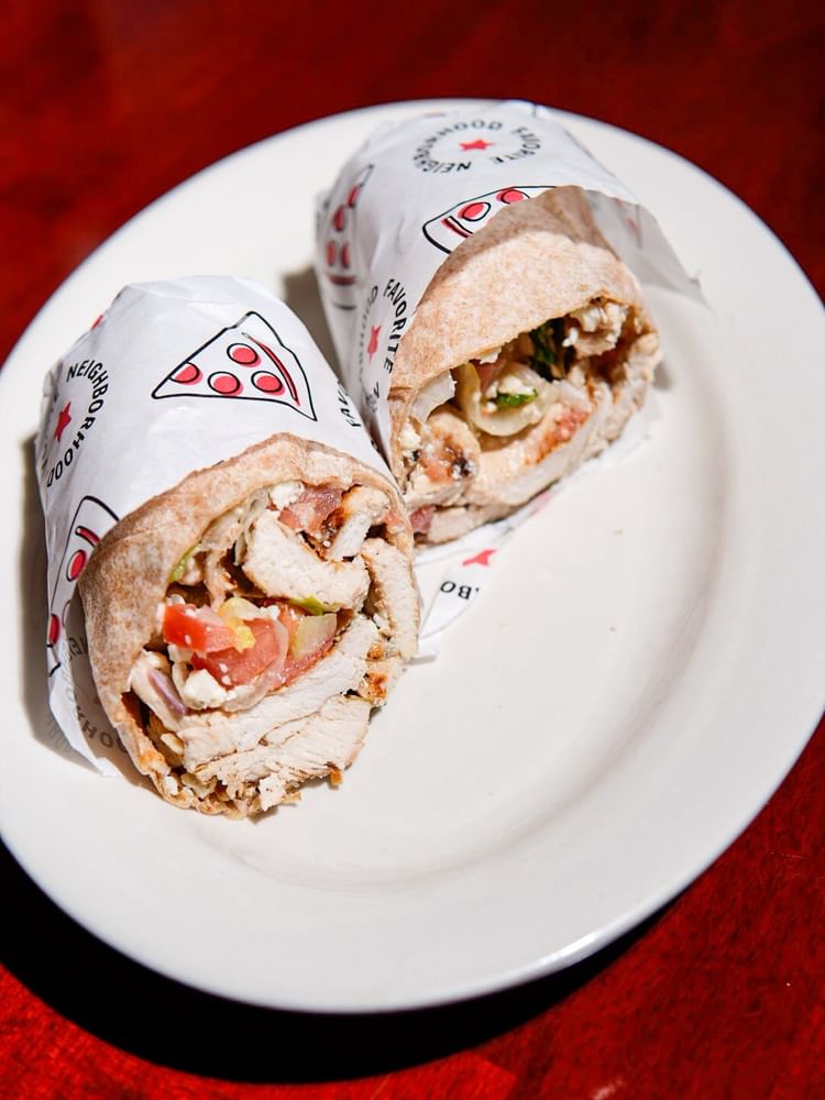 Greek Chicken Wrap