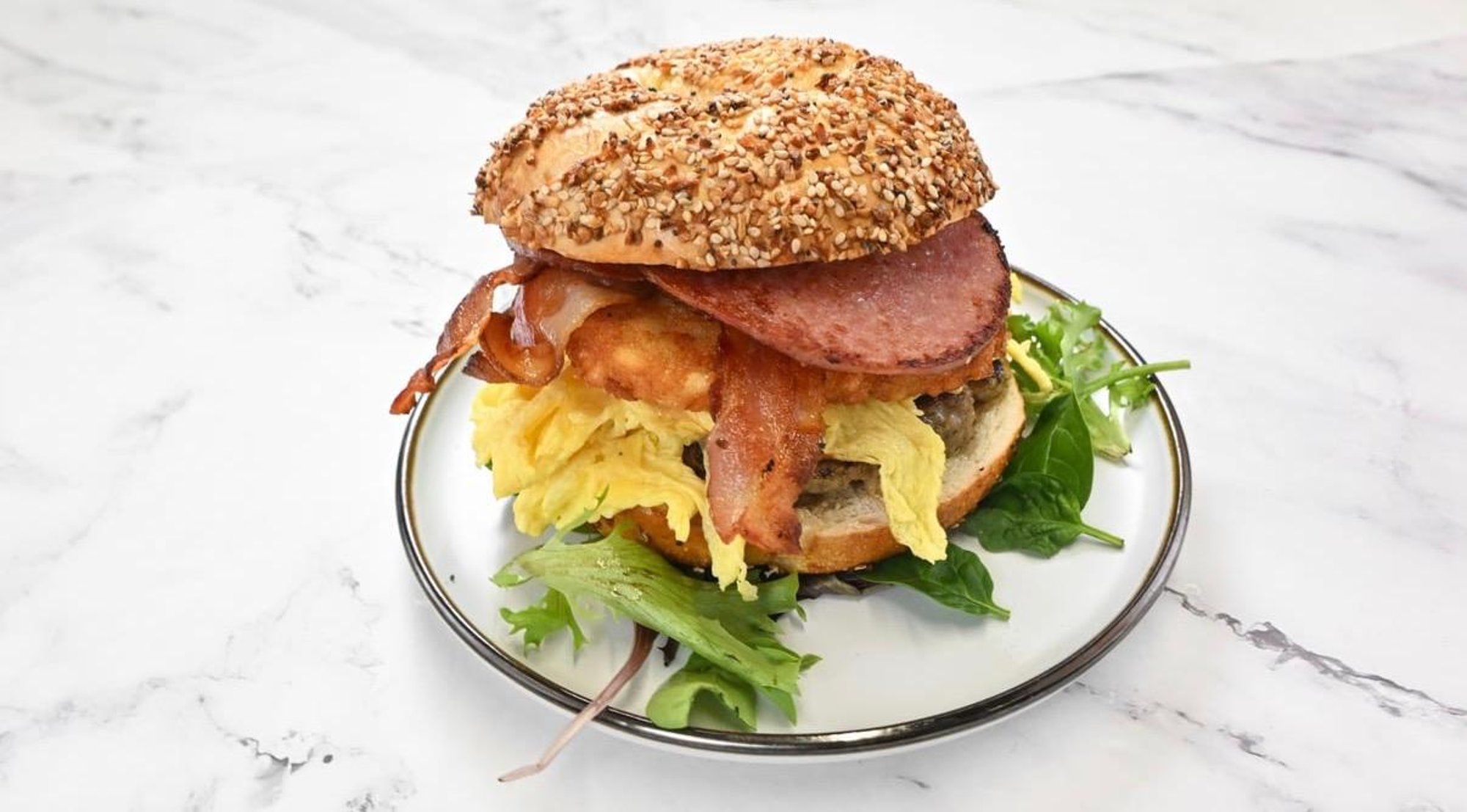 All In Bagel Sando