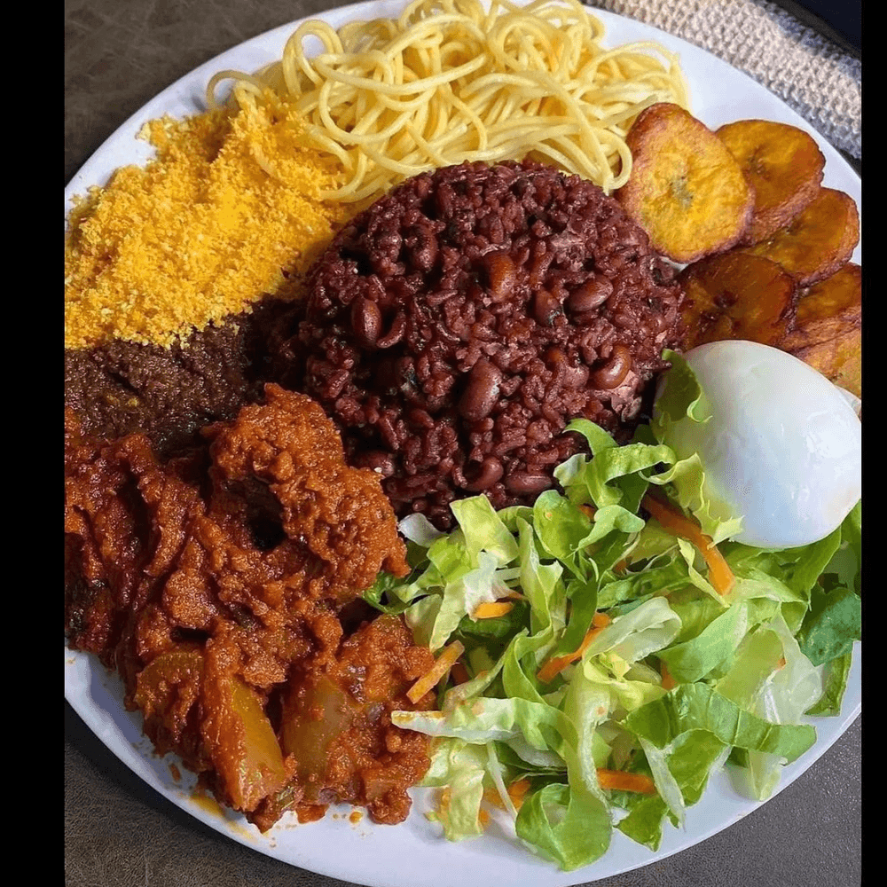 Wakye With 2 Pc Chicken/ Fish