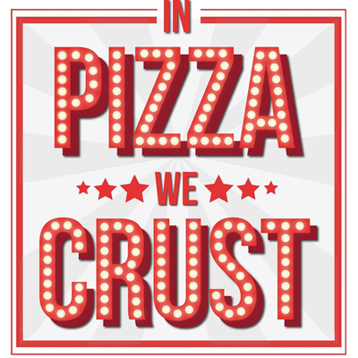 IN PIZZA WE CRUST Logo