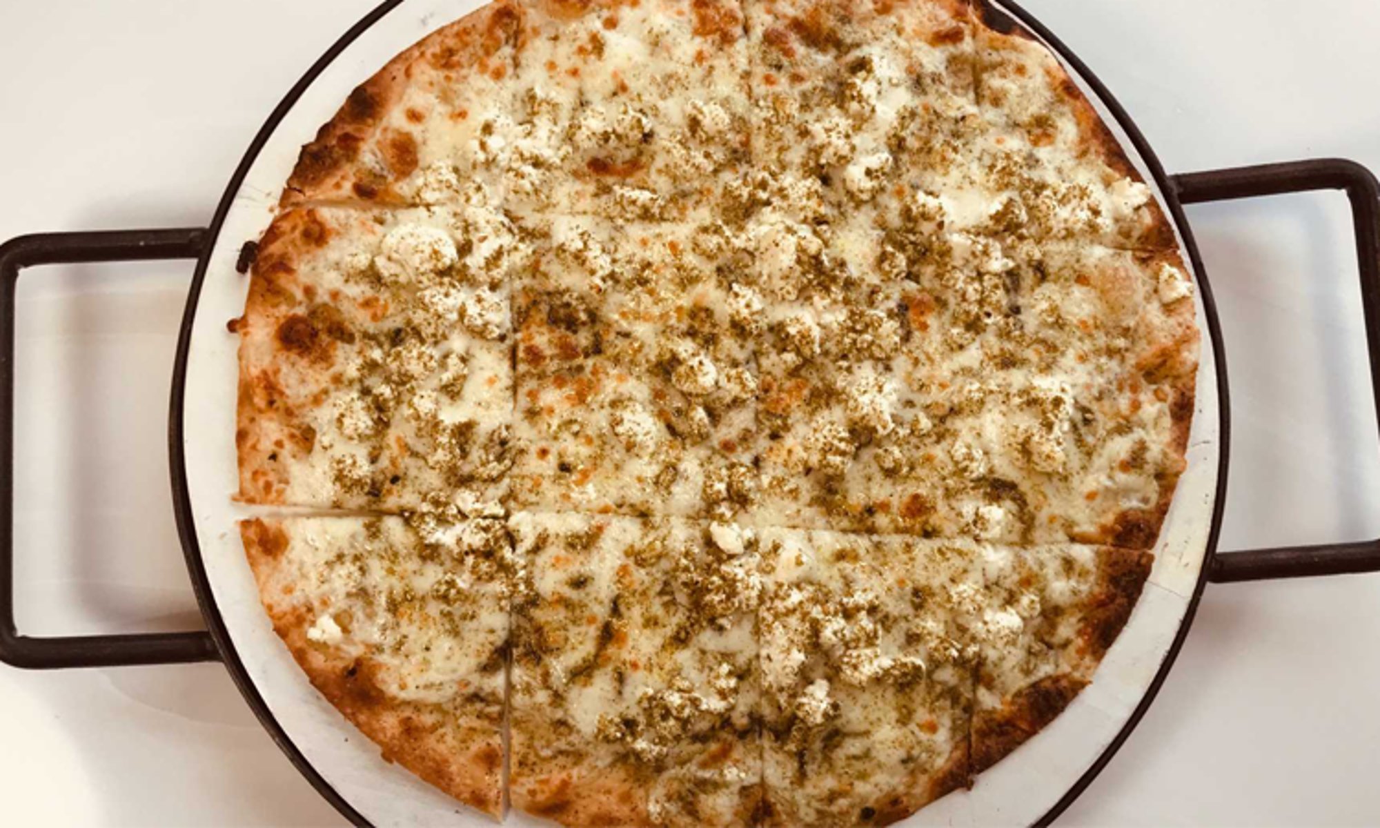 Za’atar & Cheese Flatbread Pizza