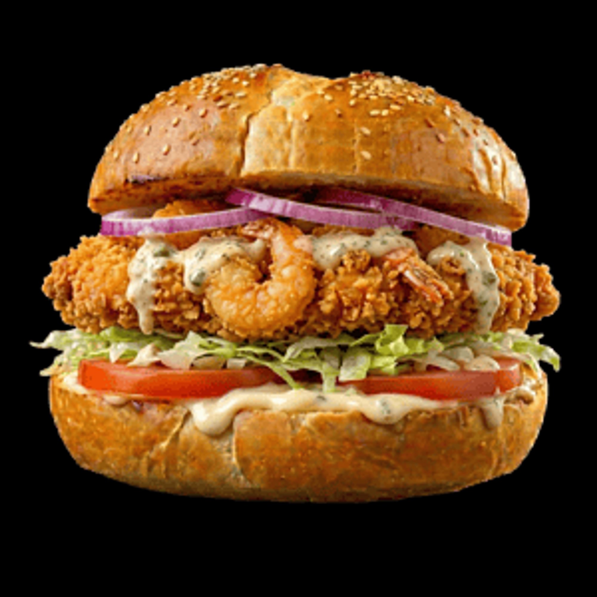 Crispy Shrimp Sandwich