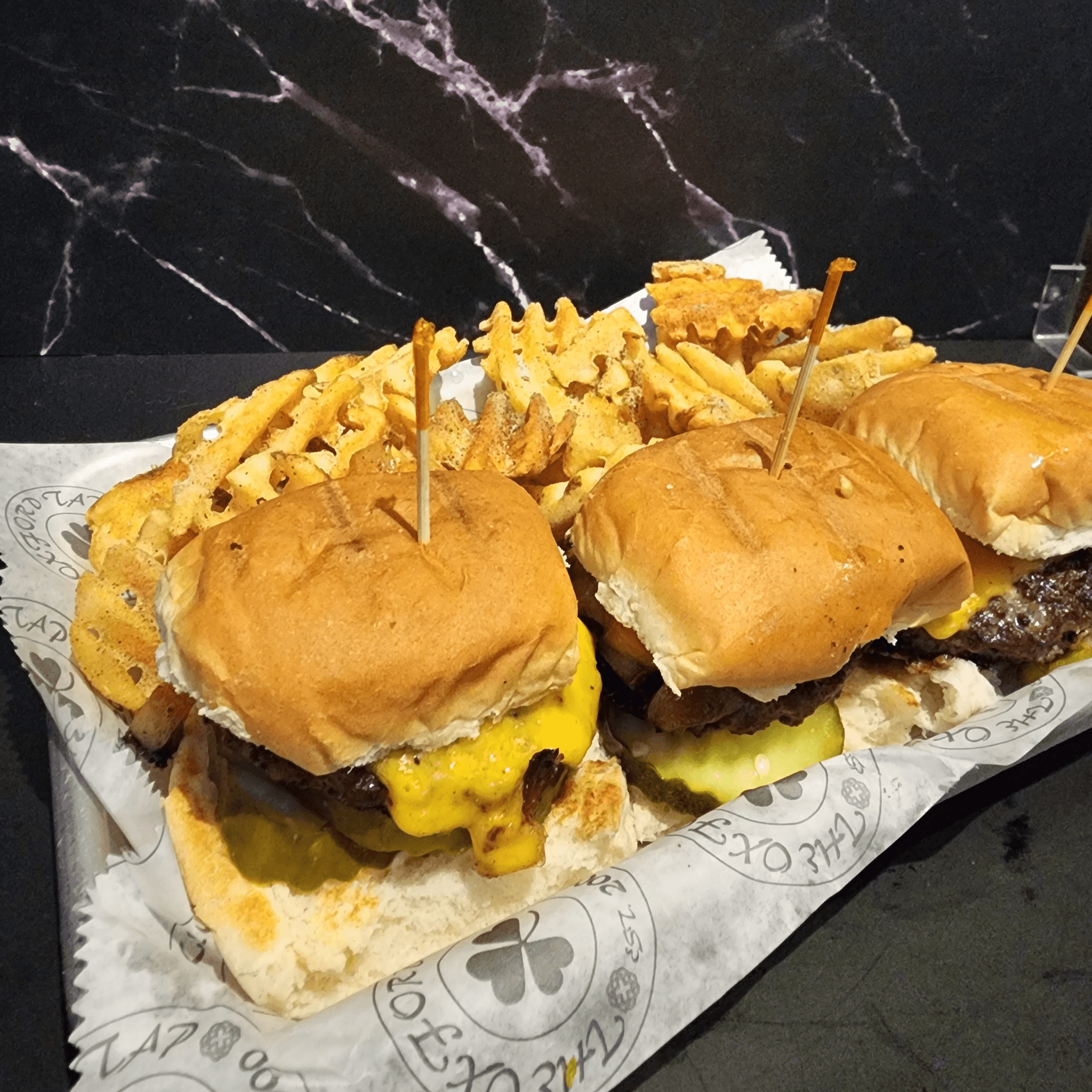 3 Mini Tap Burgers