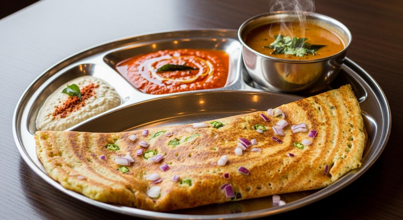 Onion Karam Pesara Dosa