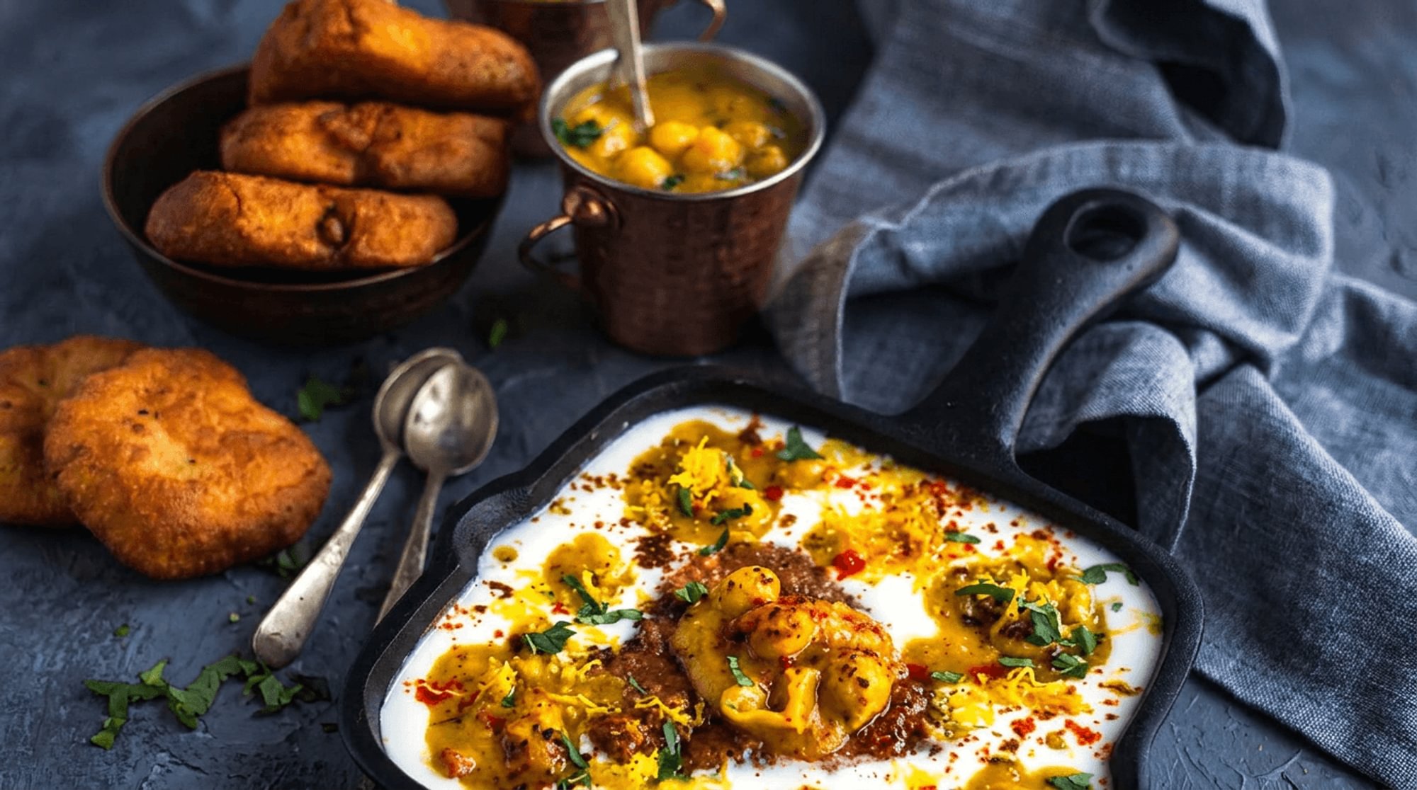 CROISSANT ALOO TIKKI CHAAT