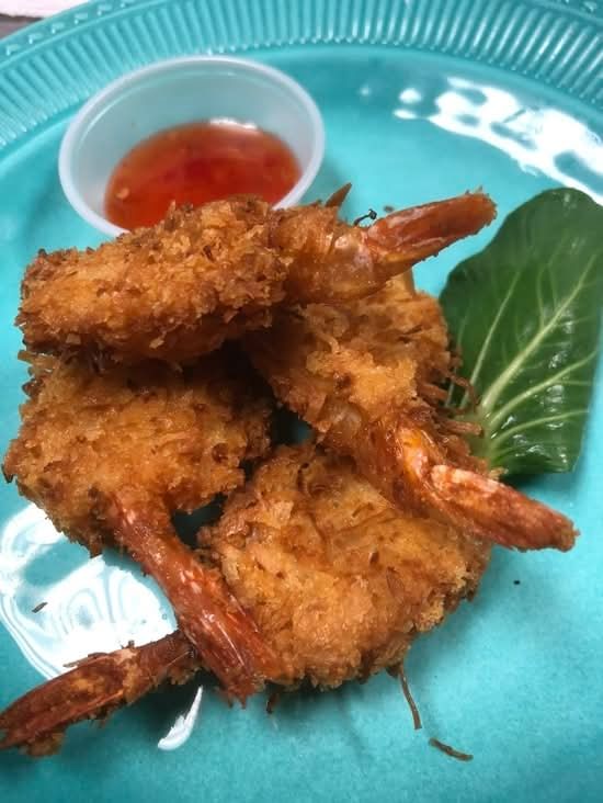 Coconut Jumbo Shrimp N French Fries