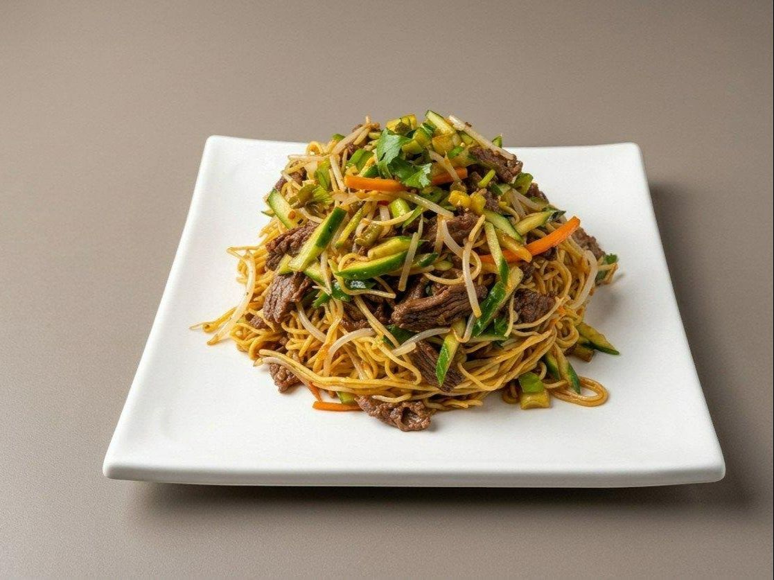 Cold Noodles with Beef