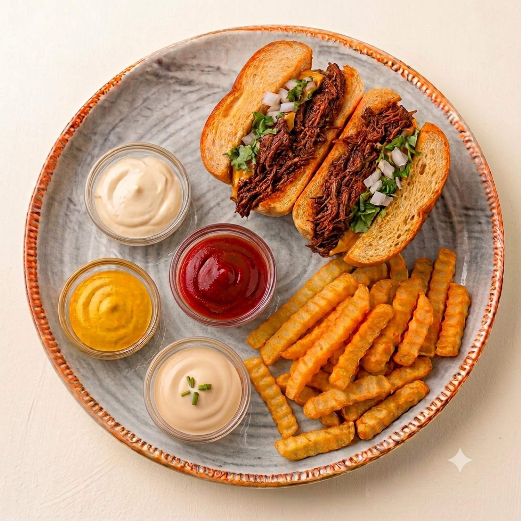 Birria Burger & Fries