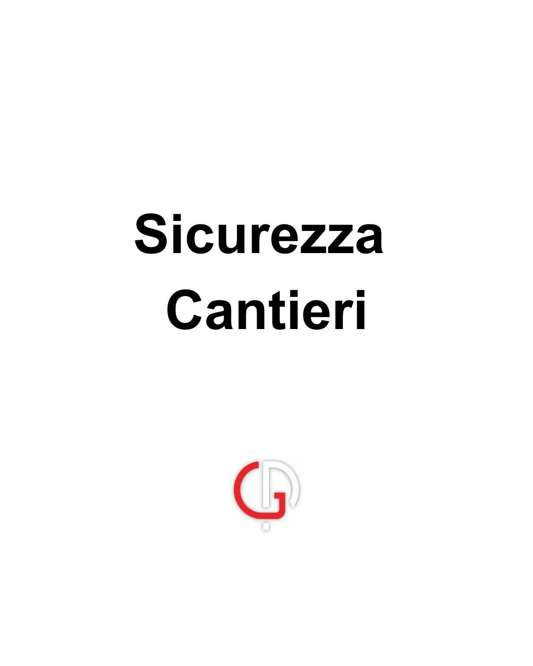 Sicurezza cantieri