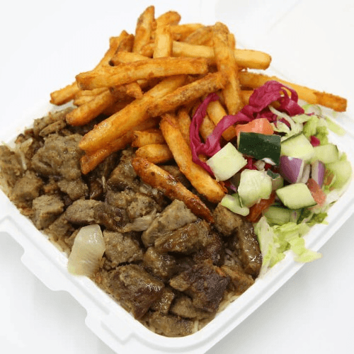 Lamb Over Rice Platter