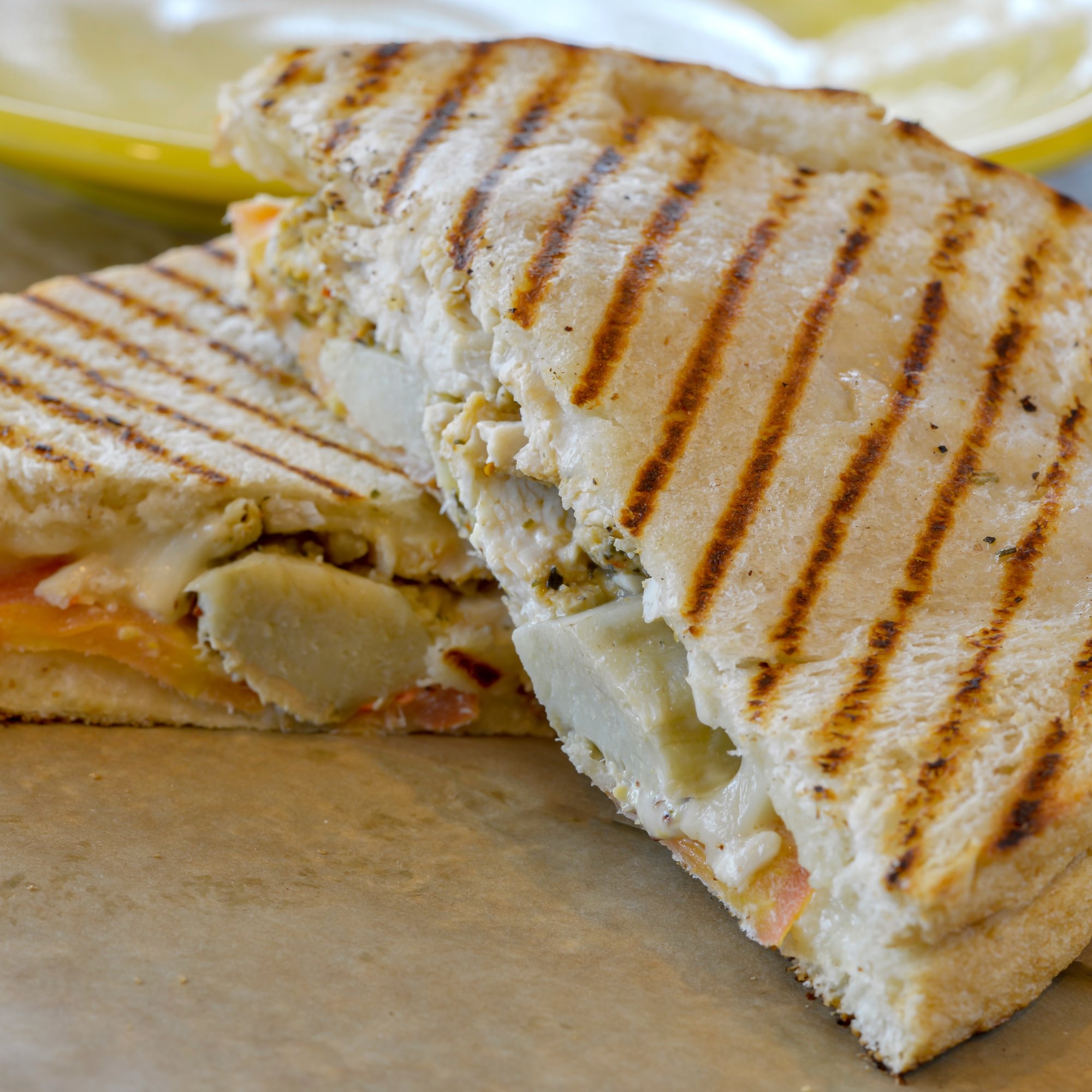 Chicken Artichoke Panini