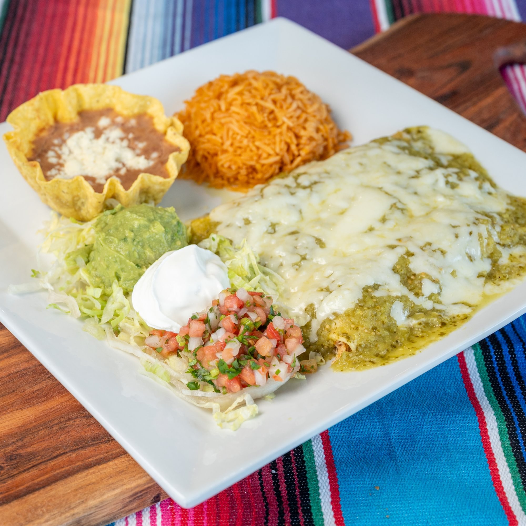 Enchiladas Vegetarianas