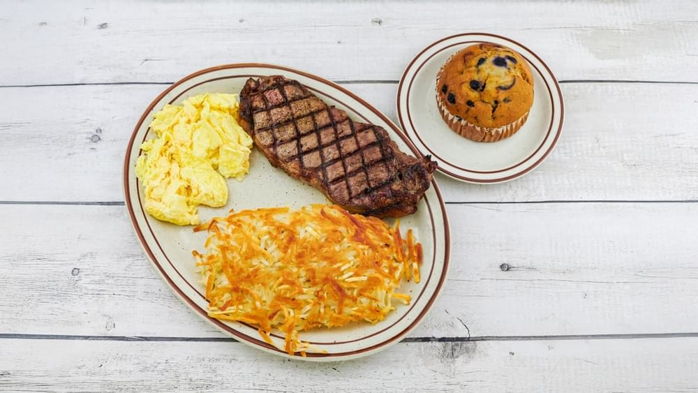 New York Steak and Eggs