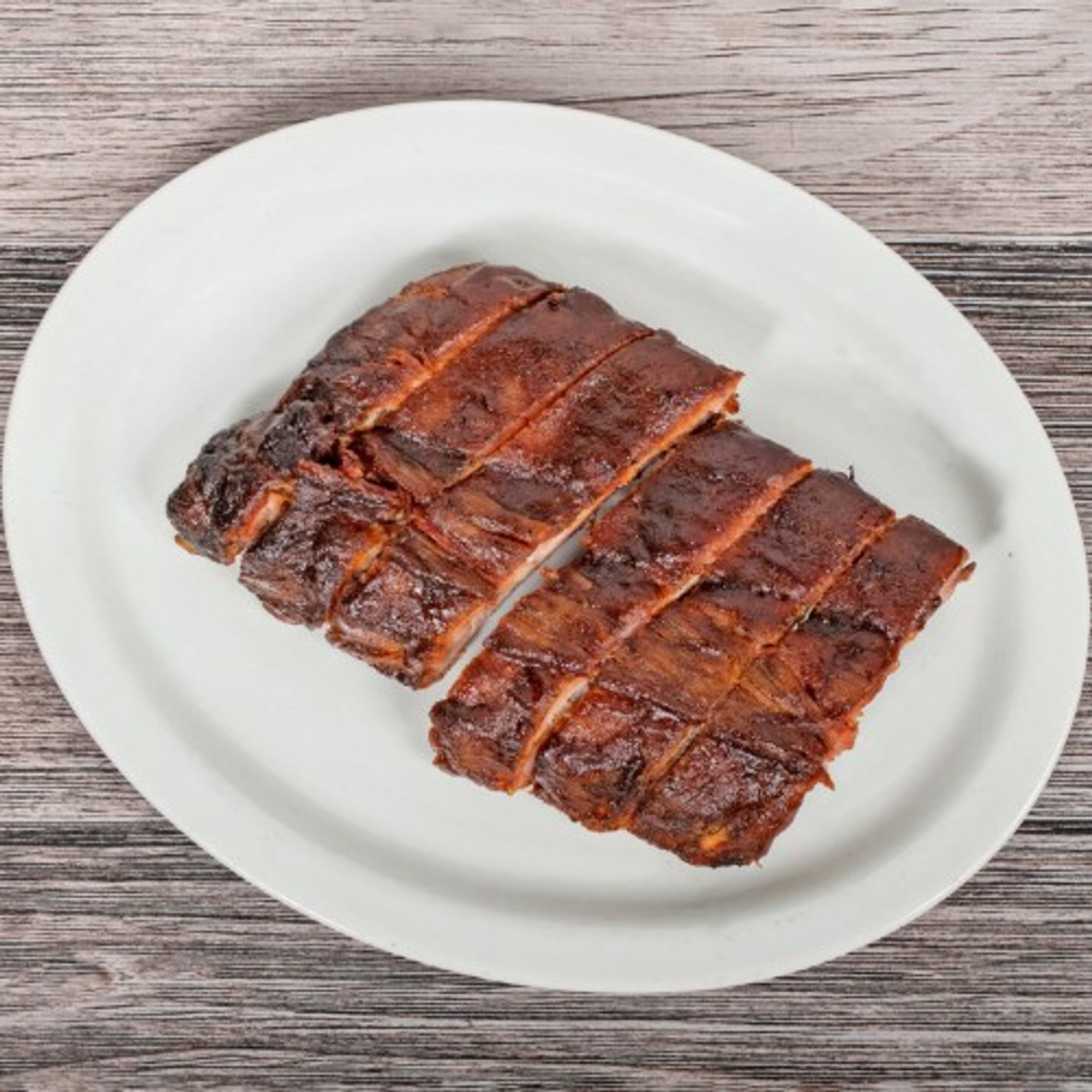 Half Rack of ribs with 2 Sides