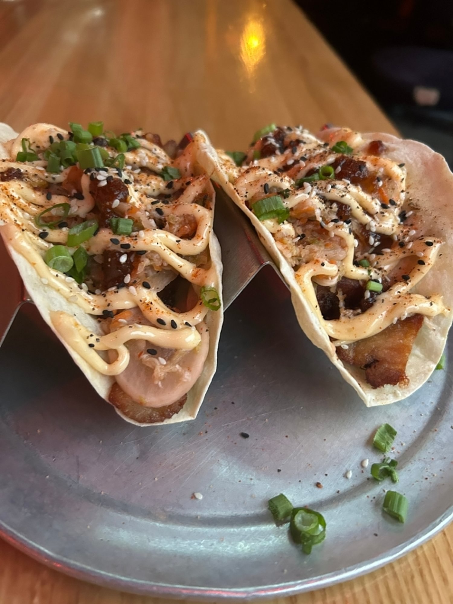Korean BBQ Pork Belly Tacos