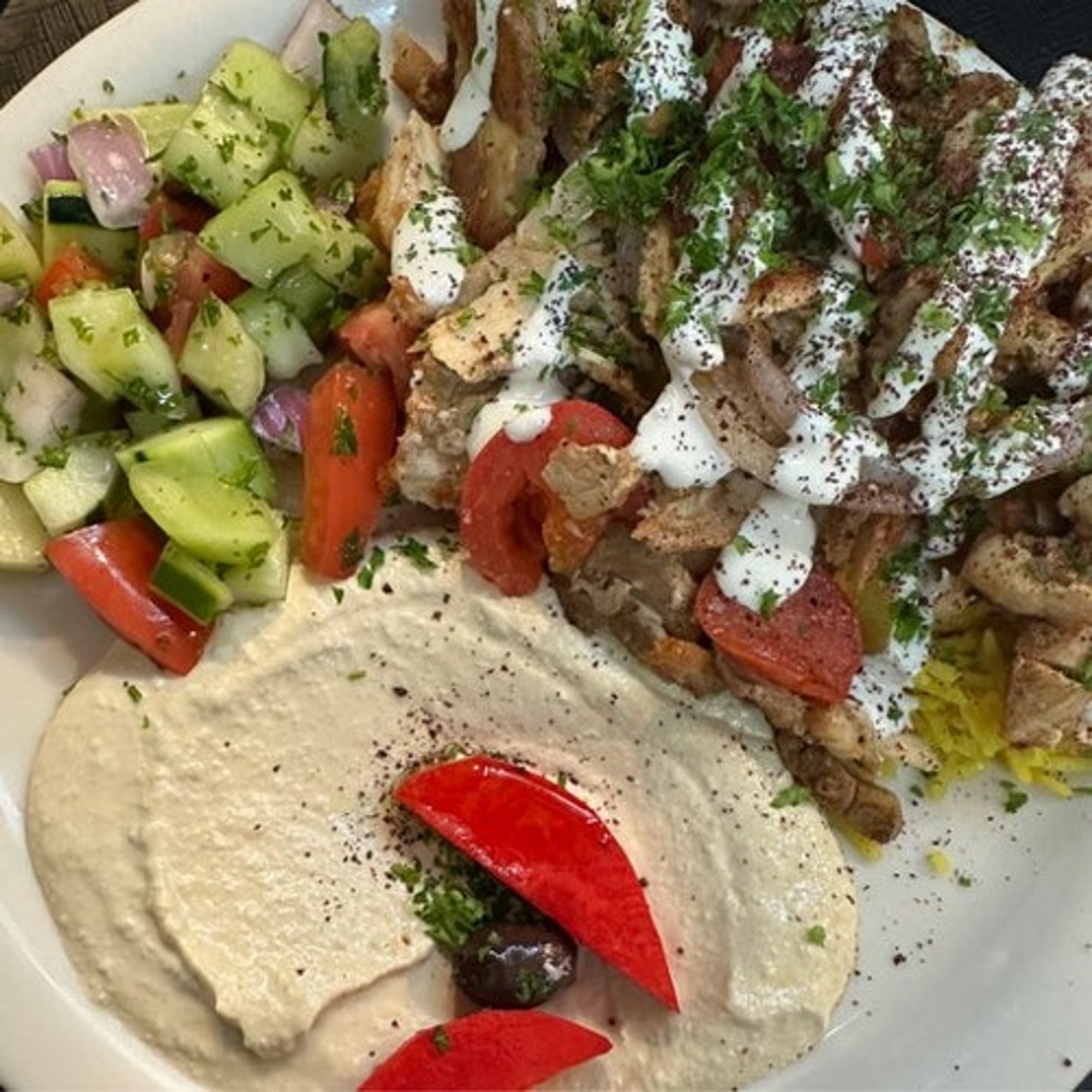 18 Shawarma Plate