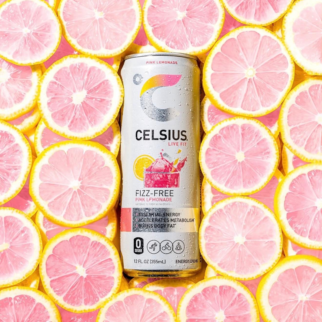 CELSIUS Fizz-Free Pink Lemonade 12oz