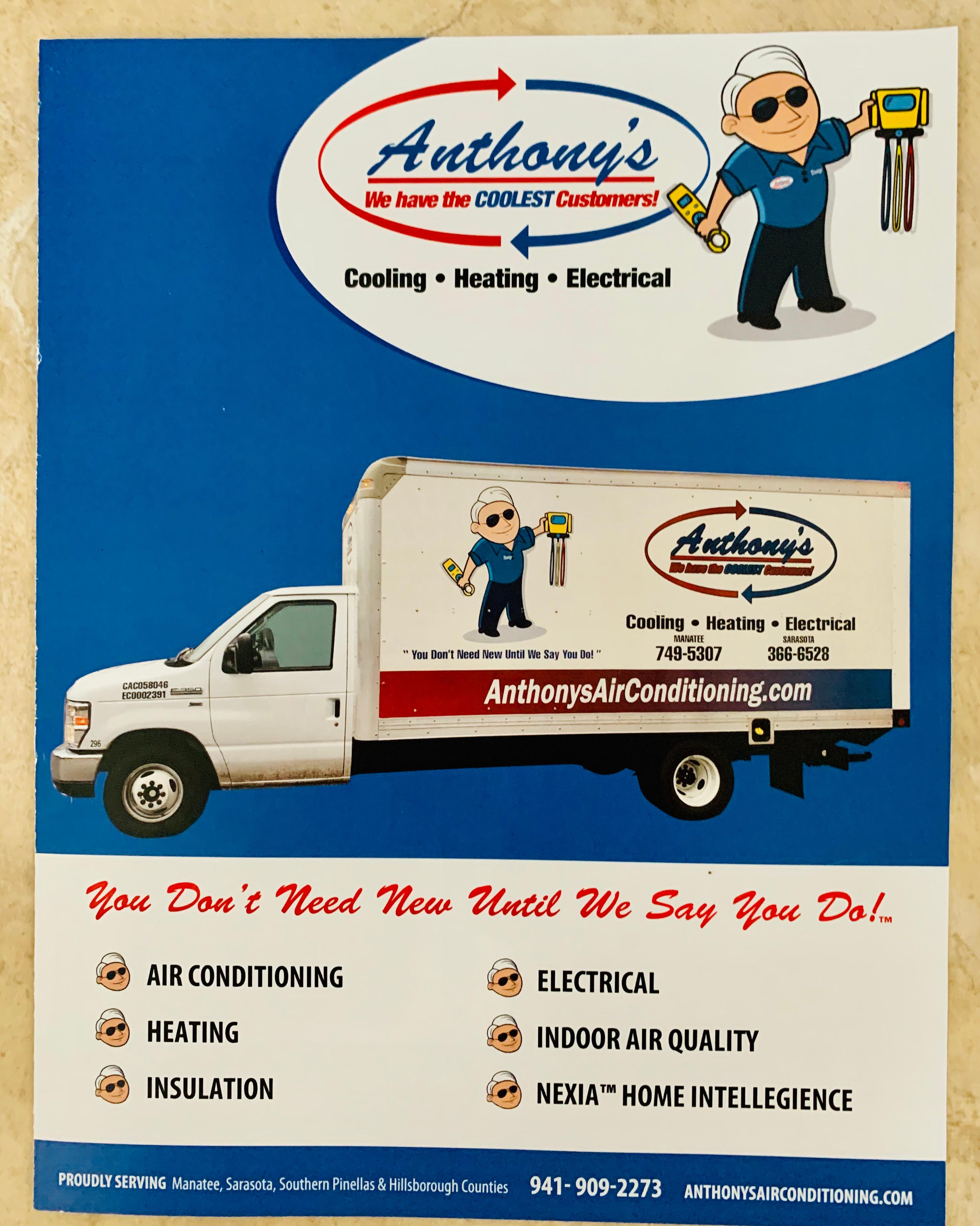 Anthony's Cooling-Heating-Electrical Photo