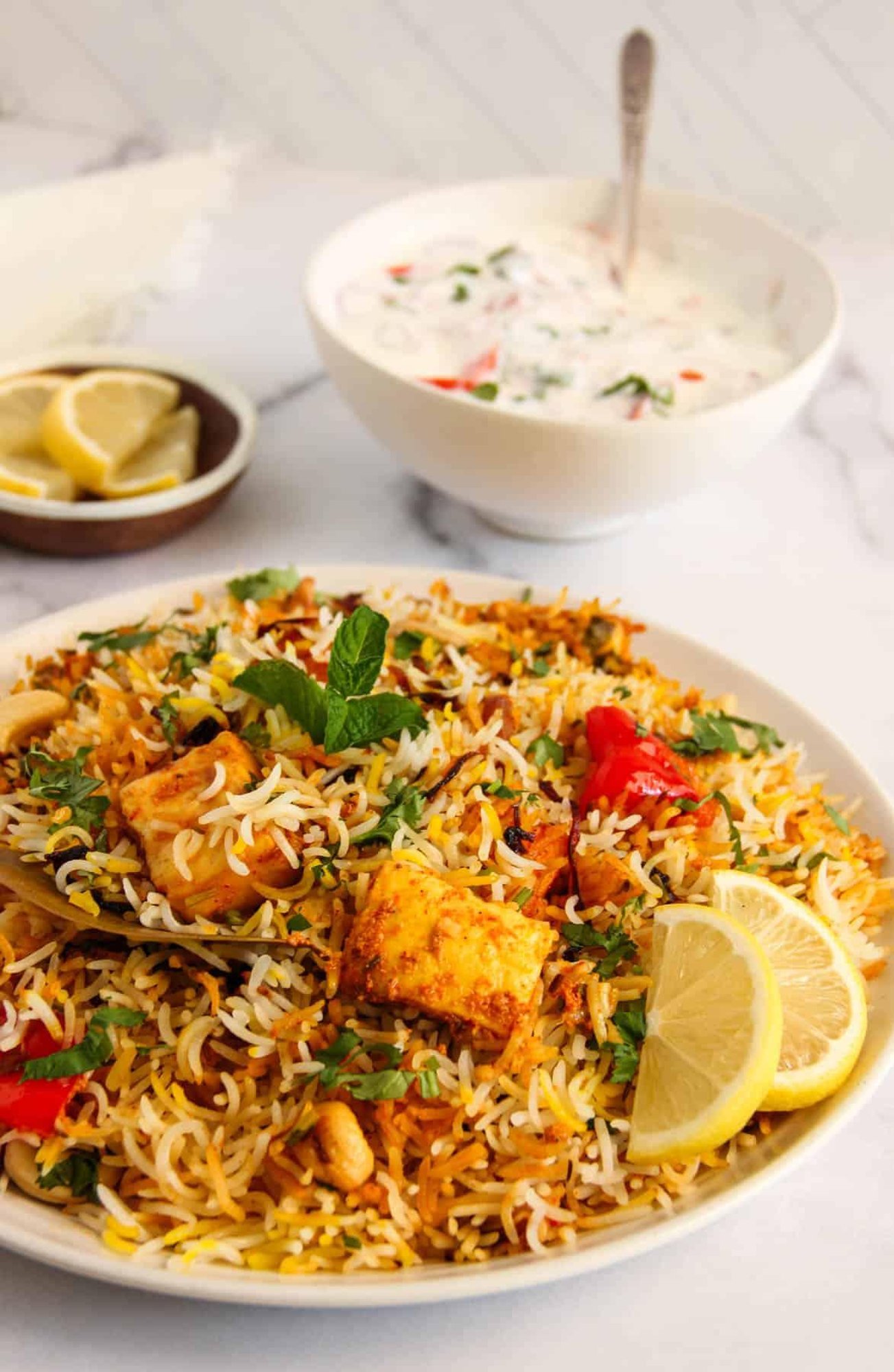 Hyderabadi Paneer Dum Biryani