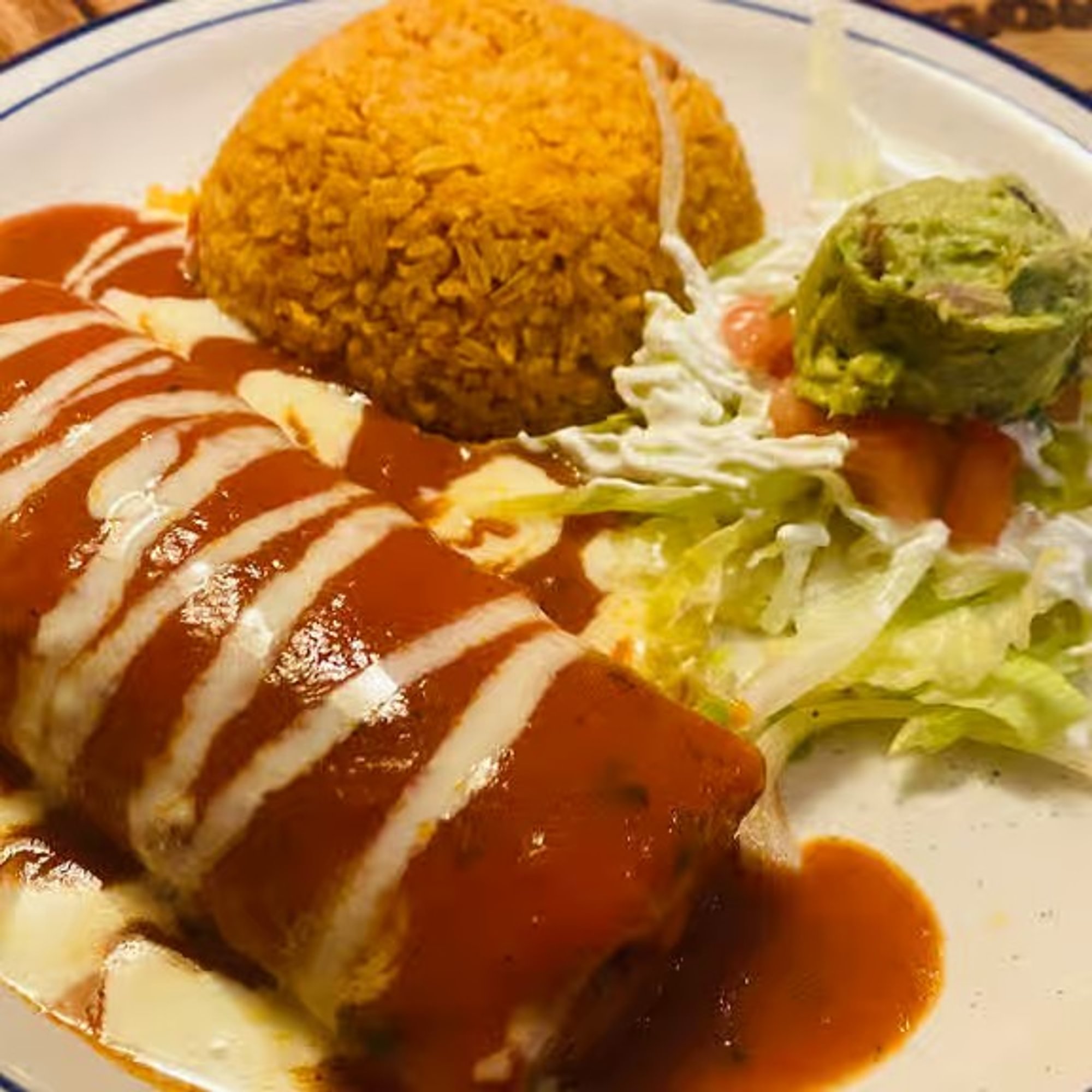 1/2 Chimichanga Lunch