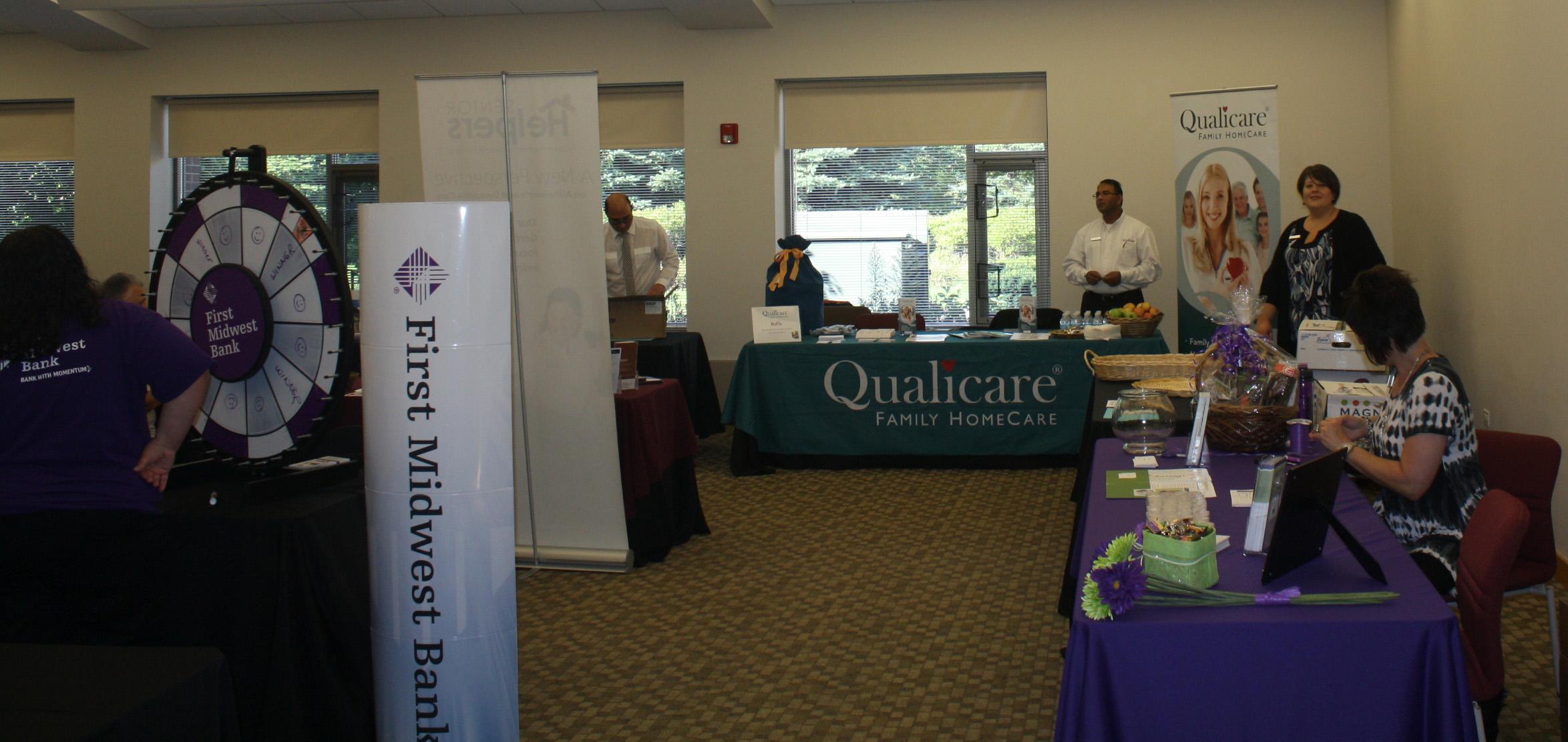 Qualicare Family HomeCare booth at the 12th Healthy Lifestyle Expo which we sponsored. 