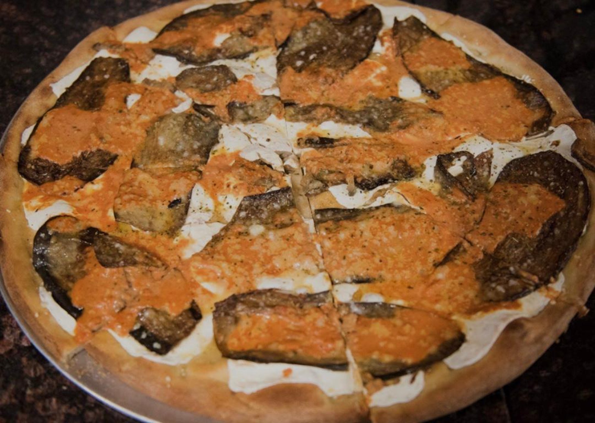SM EGGPLANT ALLA VODKA PIE PIZZA