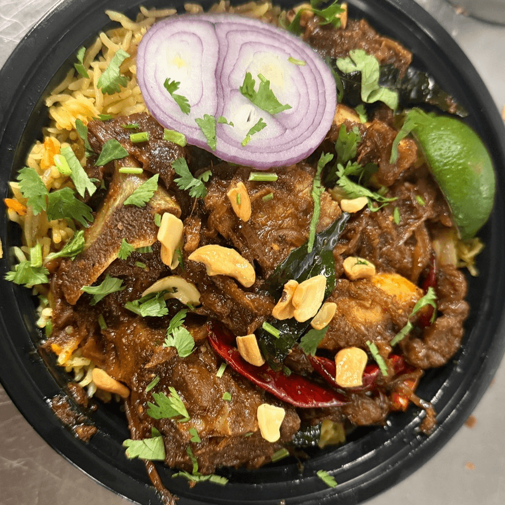 Mutton Ghee Roast Biryani