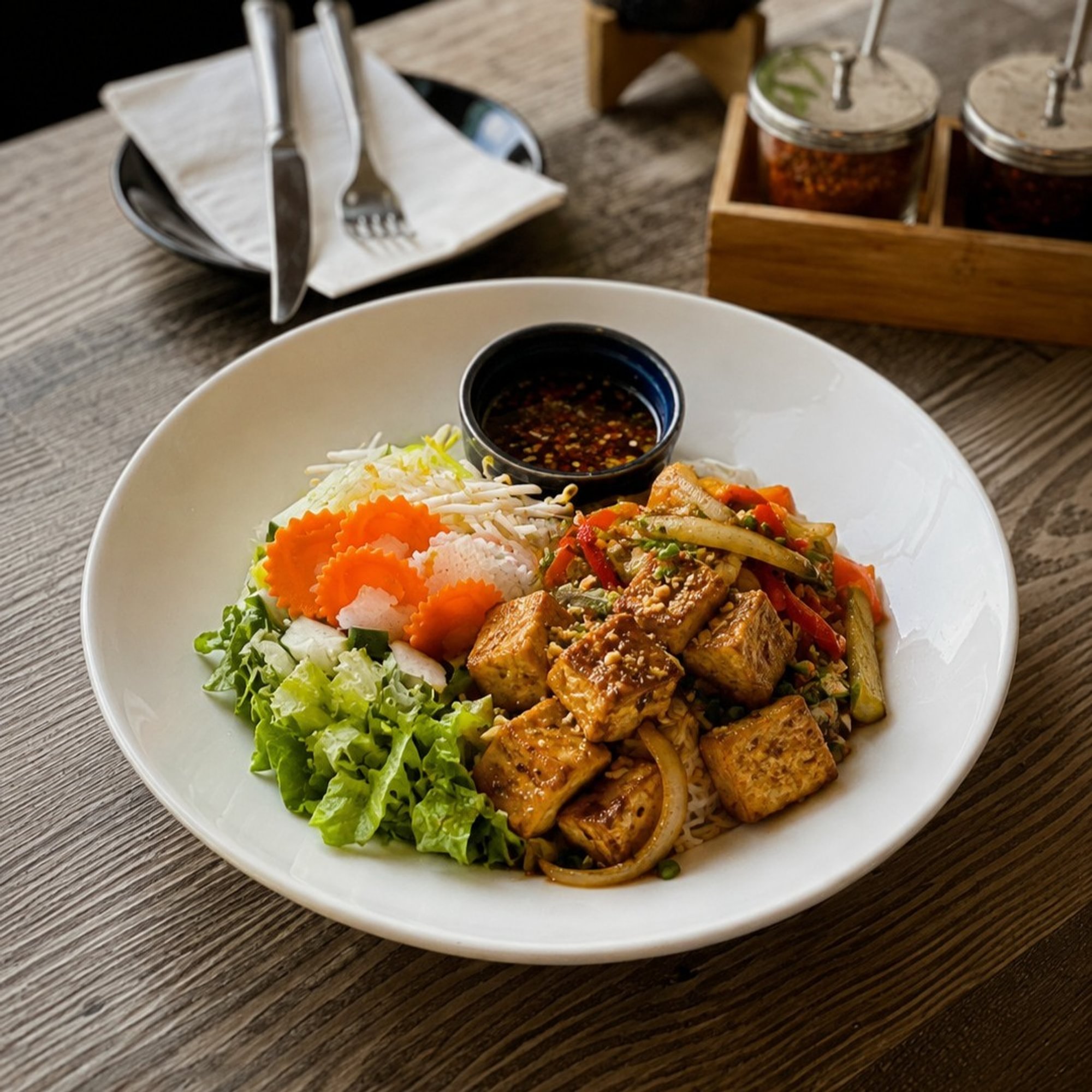 Tofu Noodle Salad