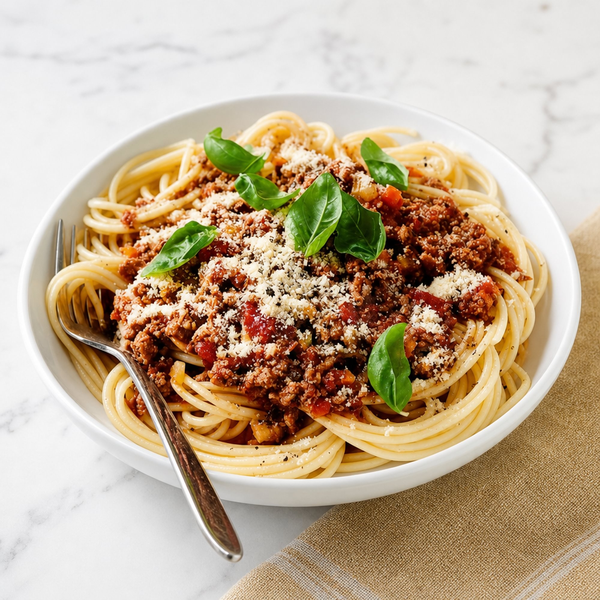 Spaghetti and Bolognese