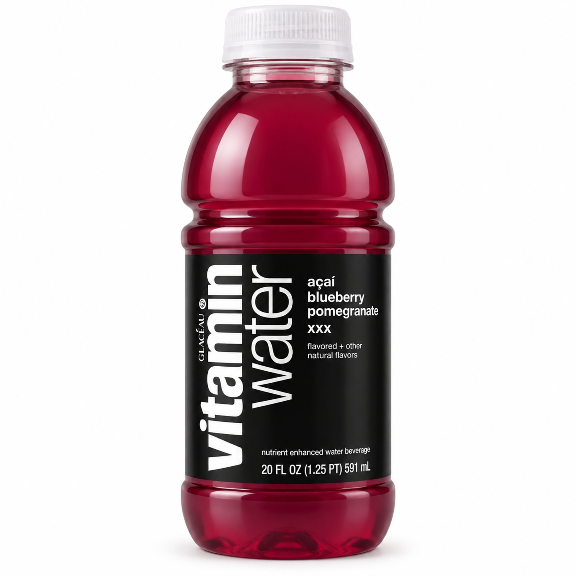 Bottle - Vitamin Water - Acai - Blueberry - Pomegranate