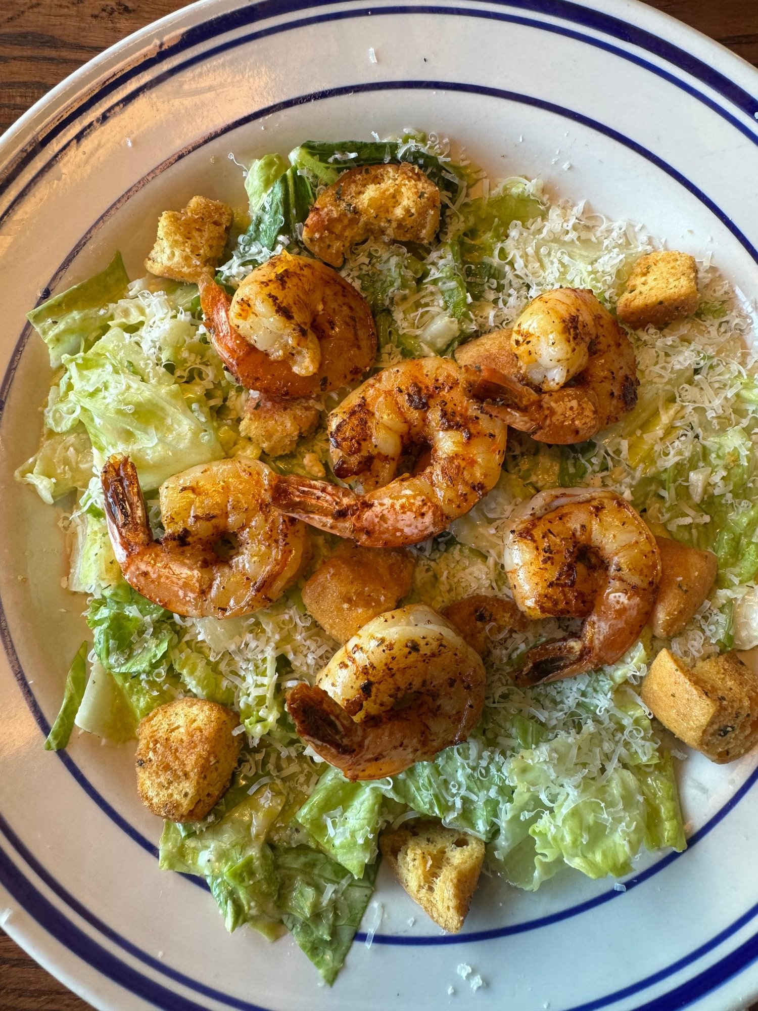 Blackened Shrimp Caesar Salad