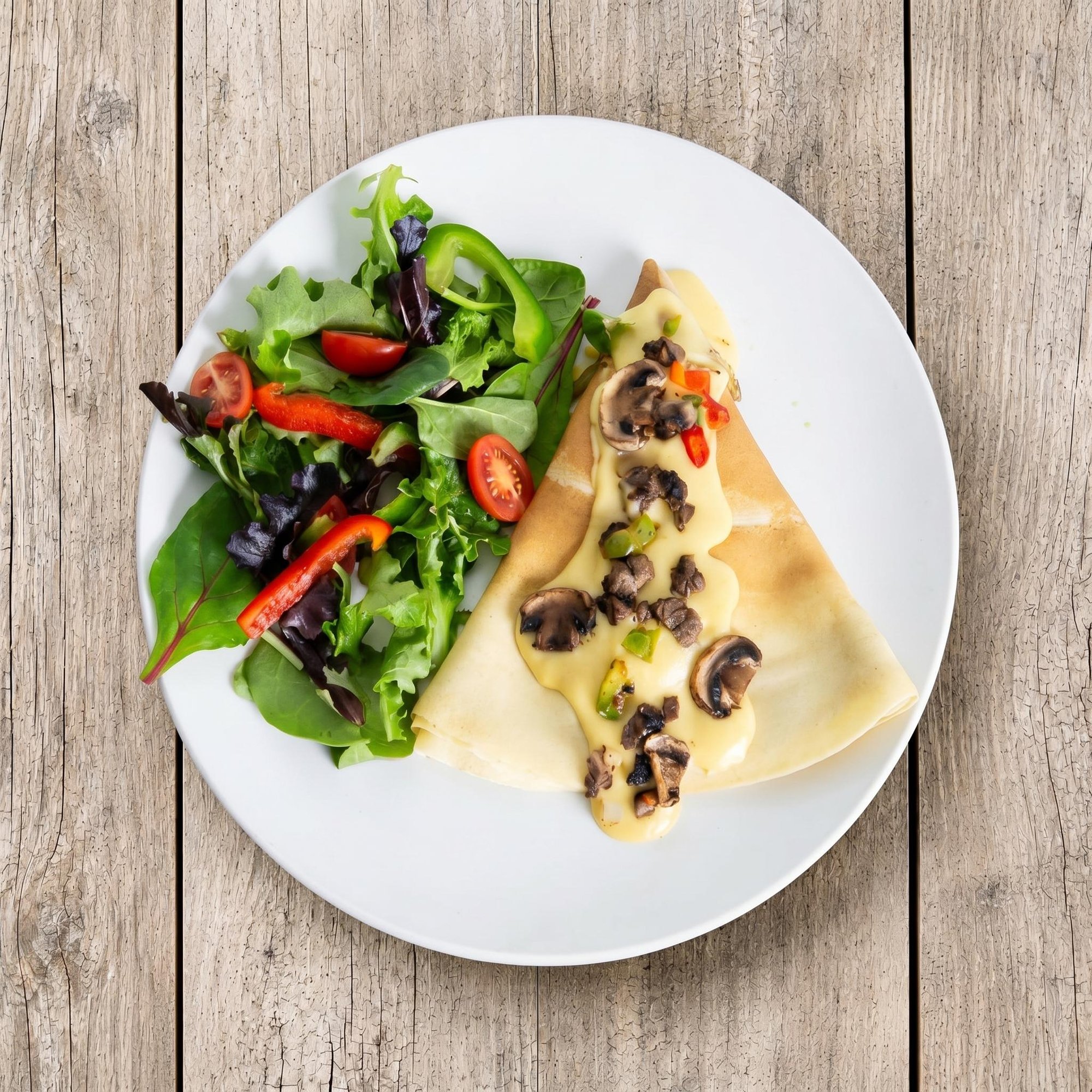 Cheese Steak Crepe