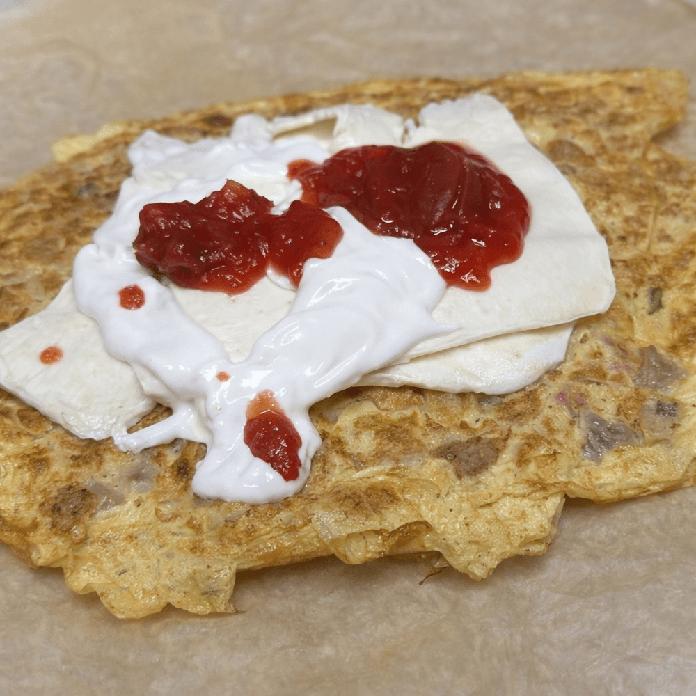 Special Breakfast Burrito Sandwich